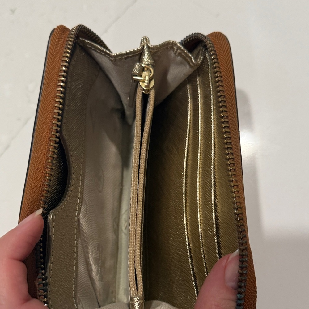 Tory Burch Brown Wristlet Clutch - Picture 6 of 7